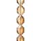 12 Packs: 9 ct. (108 total) Amber Oval Glass Beads, 18mm by Bead Landing™